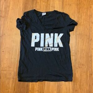 Women’s pink t shirt. Will fit medium size too